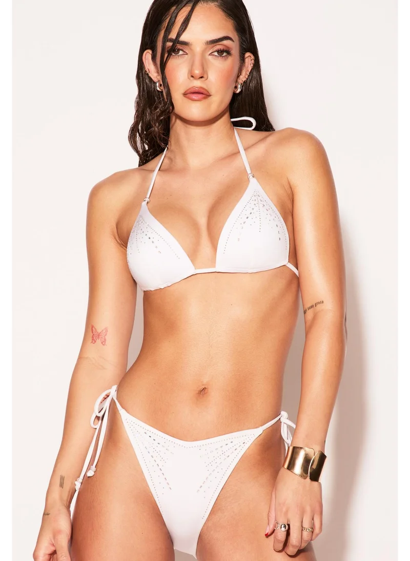 Ann Summers Ann Summers Summer Siren Tie Side Brazilian White